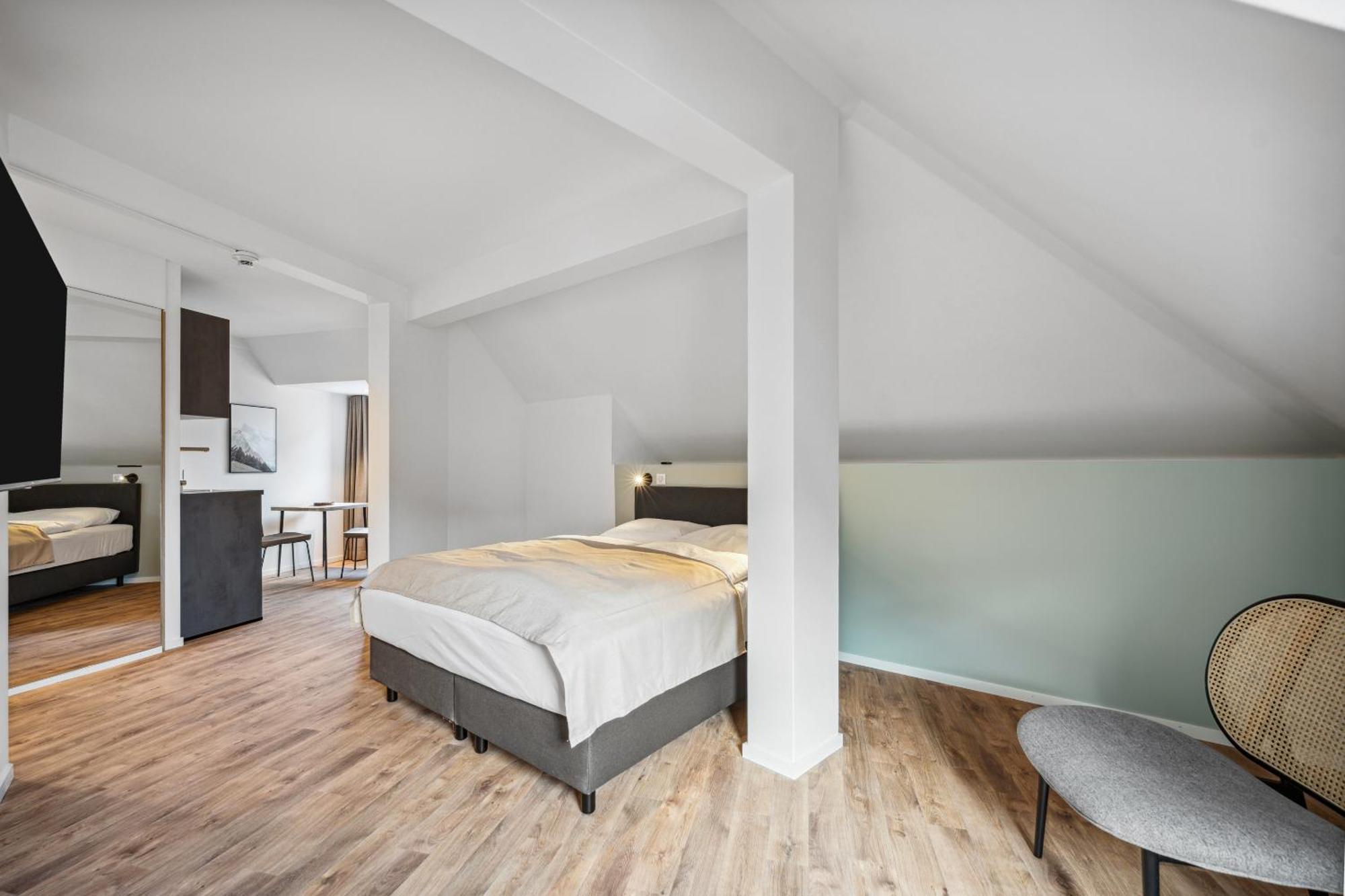 Limehome Basel Muenzgasse الغرفة الصورة